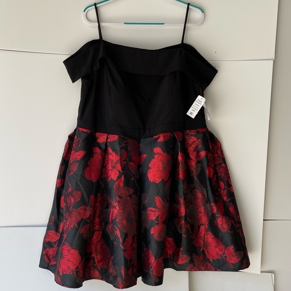 ($90) R&M Richards Women Plus Size Formal Holiday Party Christmas Dress, Sz 20W - Picture 8 of 10